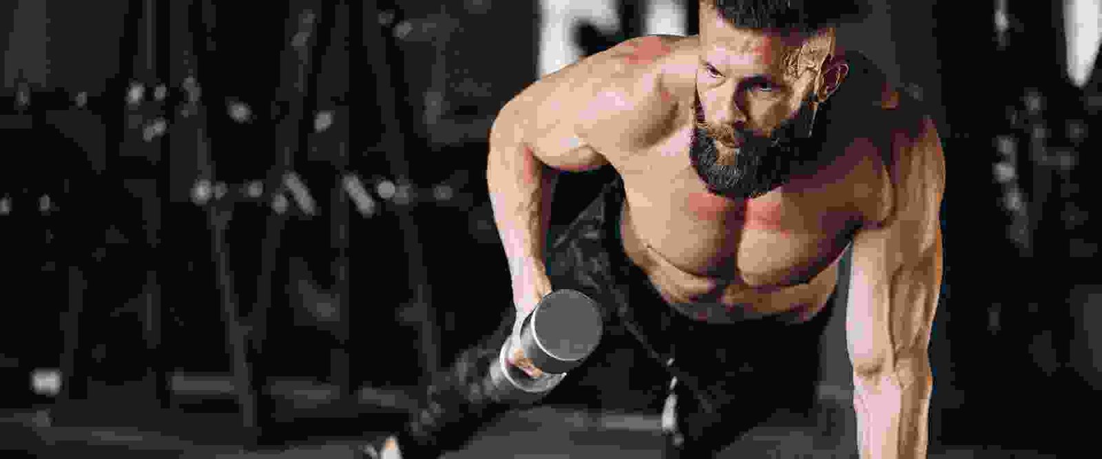 Defined arms with dumbbell workouts